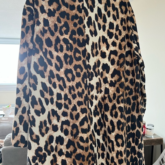 Ganni Leopard Print Coat - Picture 6 of 13